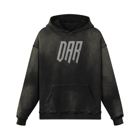 DAR BLACK FADED HOODIE